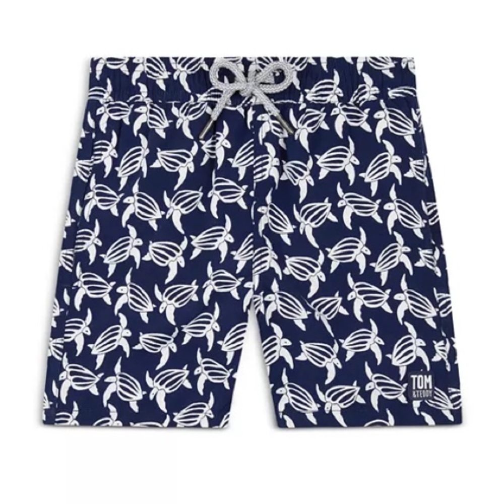 TOM & TEDDY
Boys' Turtle Swim Trunks -Kids Boys 7/8